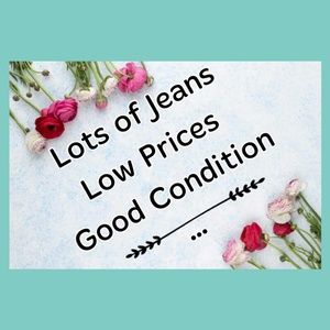 Lots of Jeans, Lots of Sizes and Styles